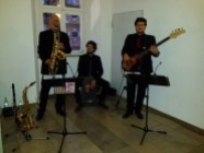 Jazz Colors Bamberg - Trio-Besetzung (Sax, Bass, Cajon), dezent und auf kleinstem Raum